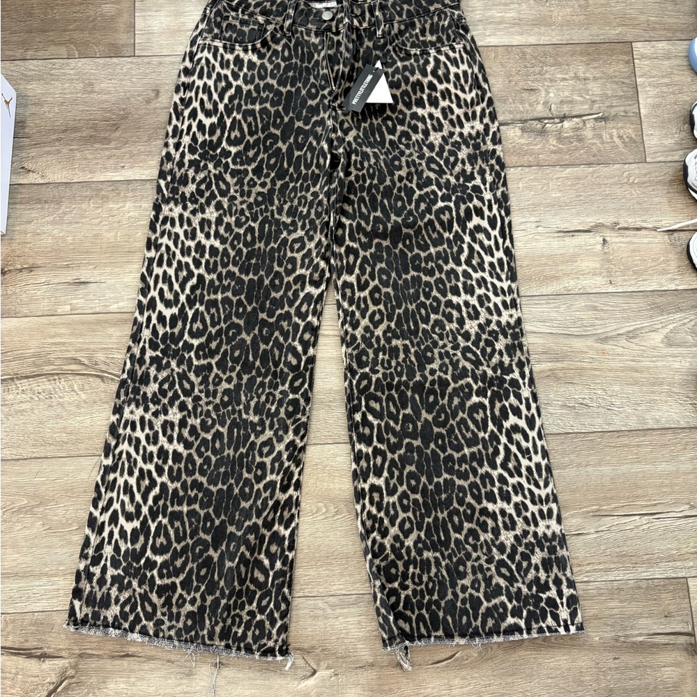 PrettyLittleThing Brown and Black Jeans